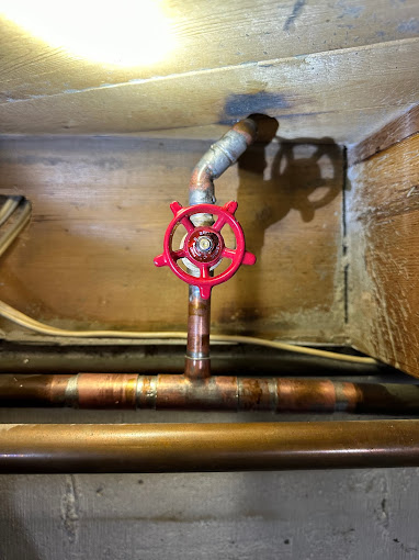 Shutoff valves and water lines